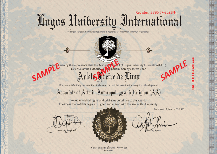 Logos University DBA degree